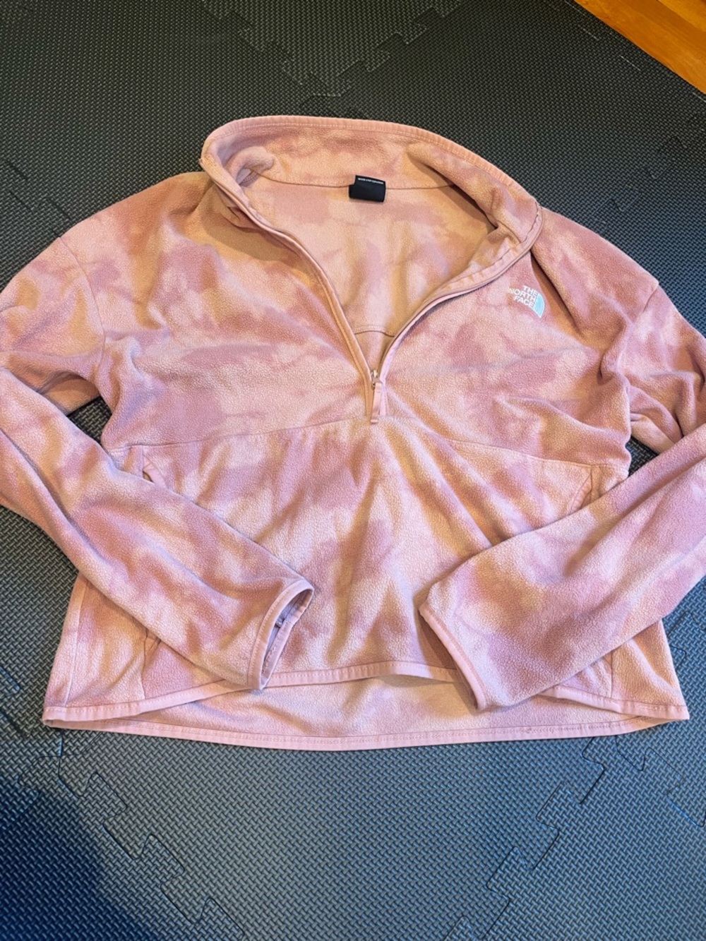 The North Face Women's Blush Pink Half-Zip Fleece Pullover